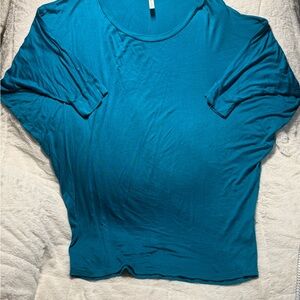 Women's Boutique Love In 3X Teal Top
